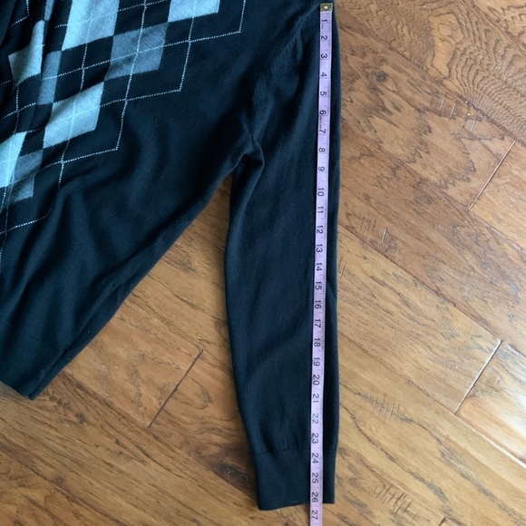 Mens Merona Black Wool Sweater - Picture 10 of 15